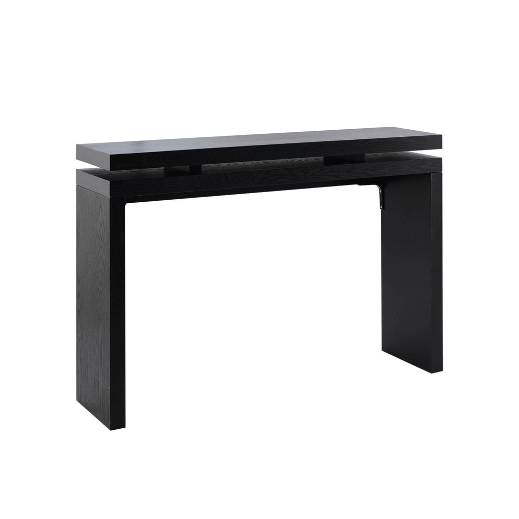 Penny Ash Console Table - Black - DUSK