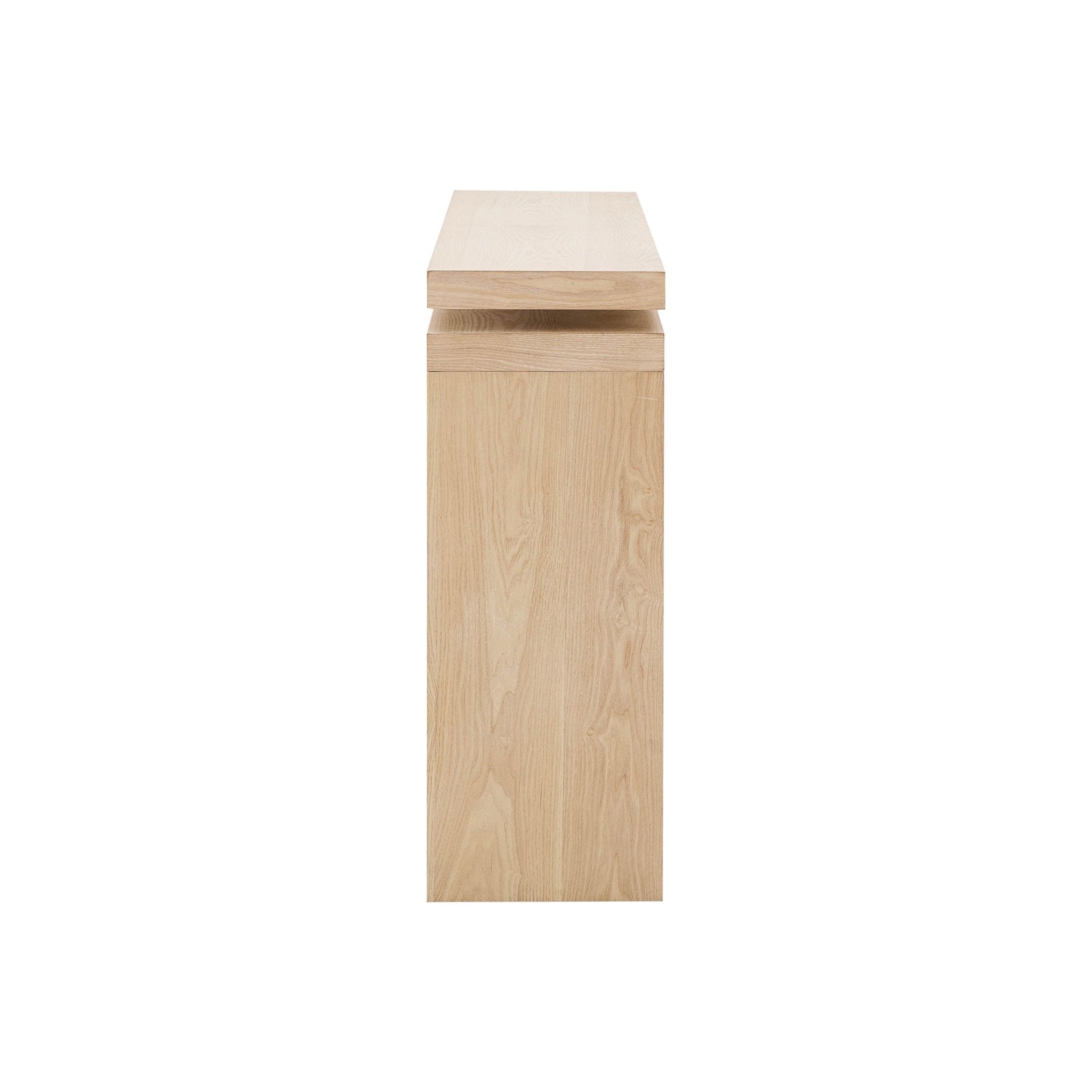 Penny Ash Console Table - Light Wood - DUSK