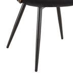 Phoebe Set Of 2 Dining Chairs - Charcoal/Black - DUSK