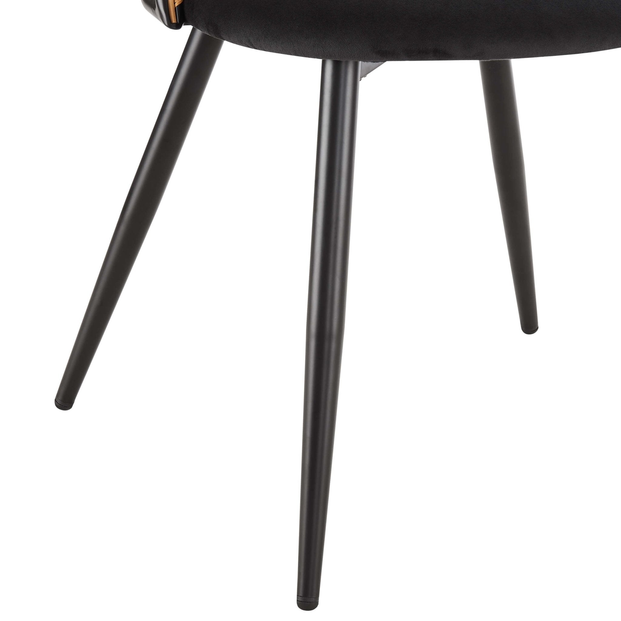 Phoebe Set Of 2 Dining Chairs - Charcoal/Black - DUSK