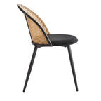 Phoebe Set Of 2 Dining Chairs - Charcoal/Black - DUSK