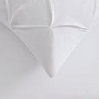 Pintuck Duvet Cover Set - White - DUSK