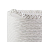 Plait Rope Storage Basket - Off White/Black - DUSK