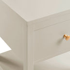 Poppy 1 Drawer Nightstand - Cream - DUSK