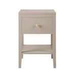 Poppy 1 Drawer Nightstand - Taupe - DUSK