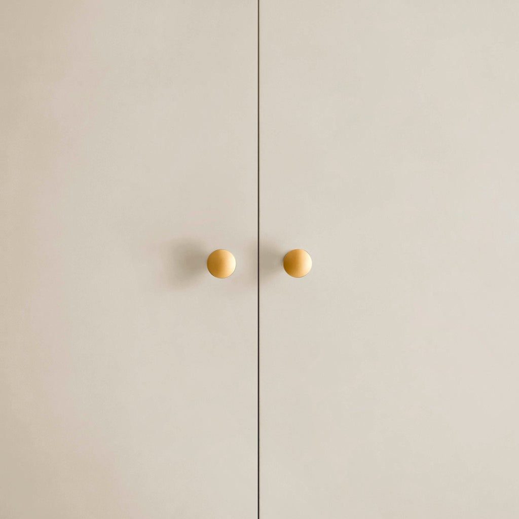 Poppy 2 Door Wardrobe with Drawer - Cream - DUSK