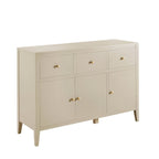 Poppy 3 Door Sideboard with Drawers - Cream - DUSK