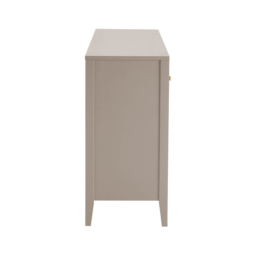 Poppy 3 Door Sideboard with Drawers - Taupe - DUSK