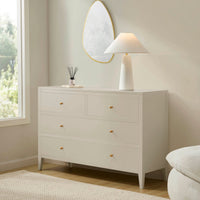 Poppy 4 Drawer Chest - Cream - DUSK