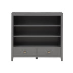 Poppy Bookshelf with Drawer - Charcoal - DUSK