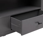 Poppy Bookshelf with Drawer - Charcoal - DUSK