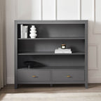 Poppy Bookshelf with Drawer - Charcoal - DUSK