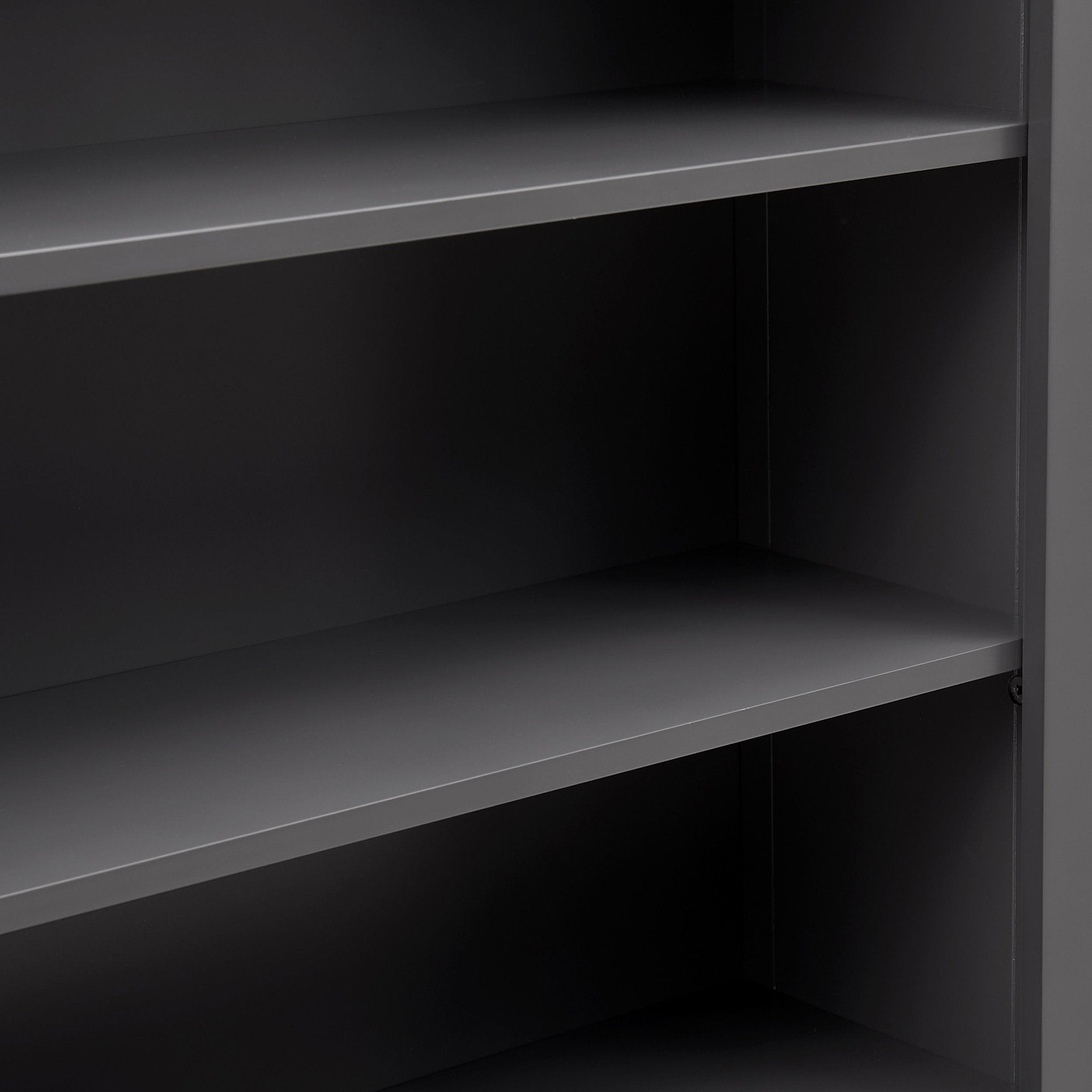 Poppy Bookshelf with Drawer - Charcoal - DUSK