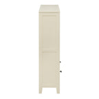 Poppy Bookshelf with Drawer - Cream - DUSK