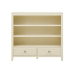 Poppy Bookshelf with Drawer - Cream - DUSK