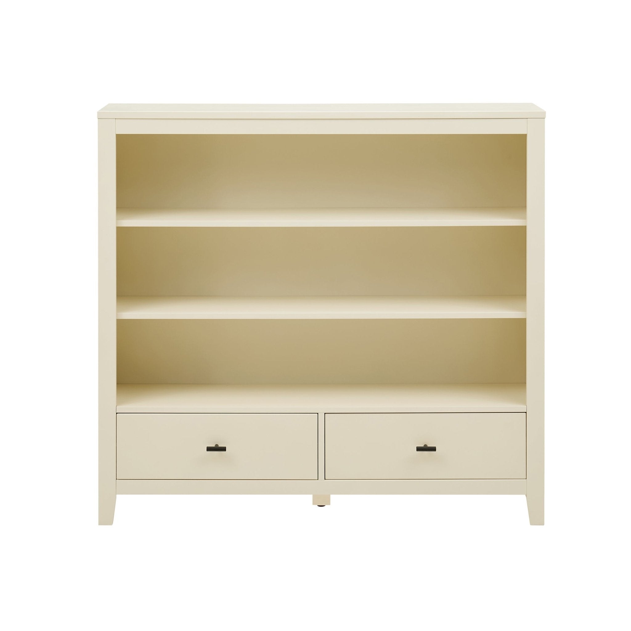 Poppy Bookshelf with Drawer - Cream - DUSK