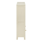 Poppy Bookshelf with Drawer - Cream - DUSK