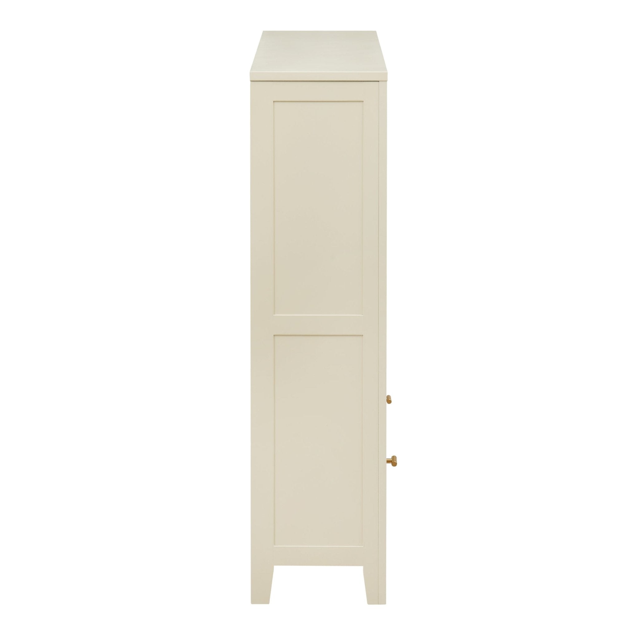 Poppy Bookshelf with Drawer - Cream - DUSK