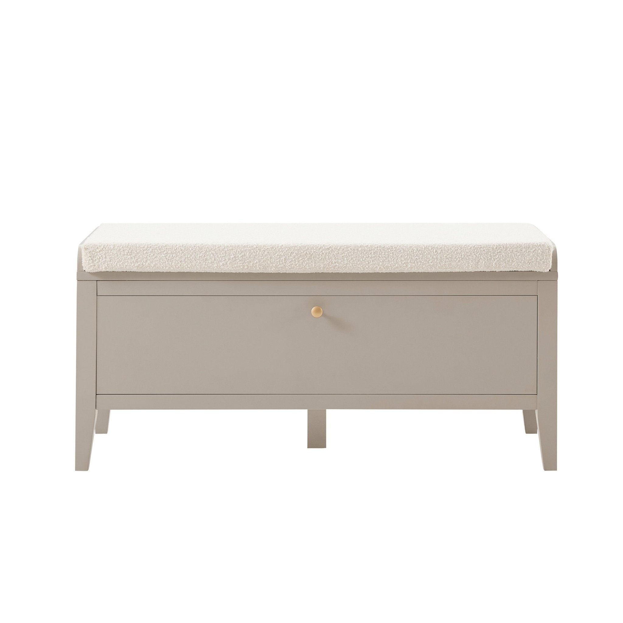 Poppy Seated Storage Cabinet - Taupe - DUSK