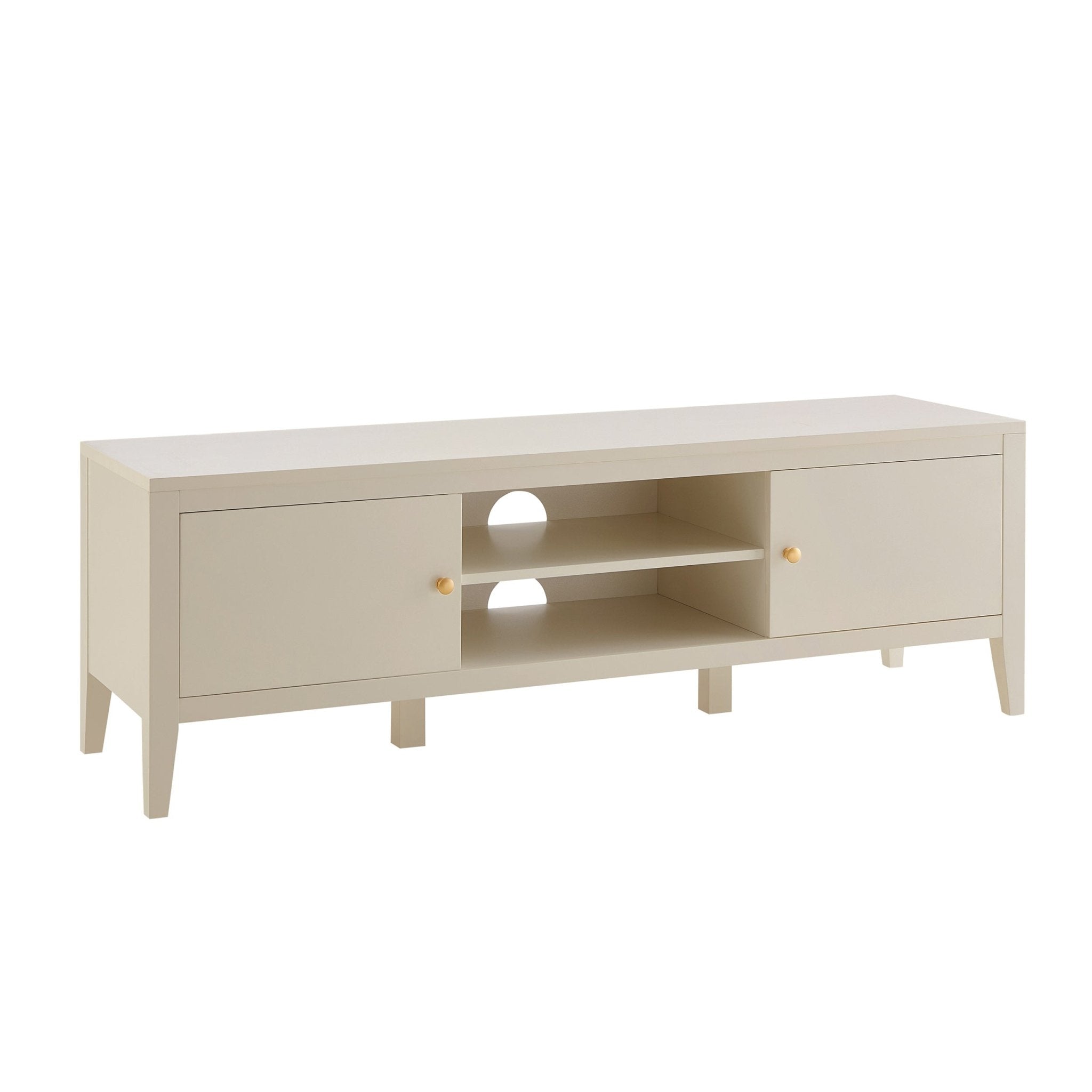 Poppy Tv Unit for TVs up to 55" - Cream - DUSK