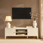 Poppy Tv Unit for TVs up to 55" - Cream - DUSK
