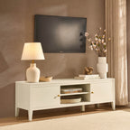 Poppy Tv Unit for TVs up to 55" - Cream - DUSK