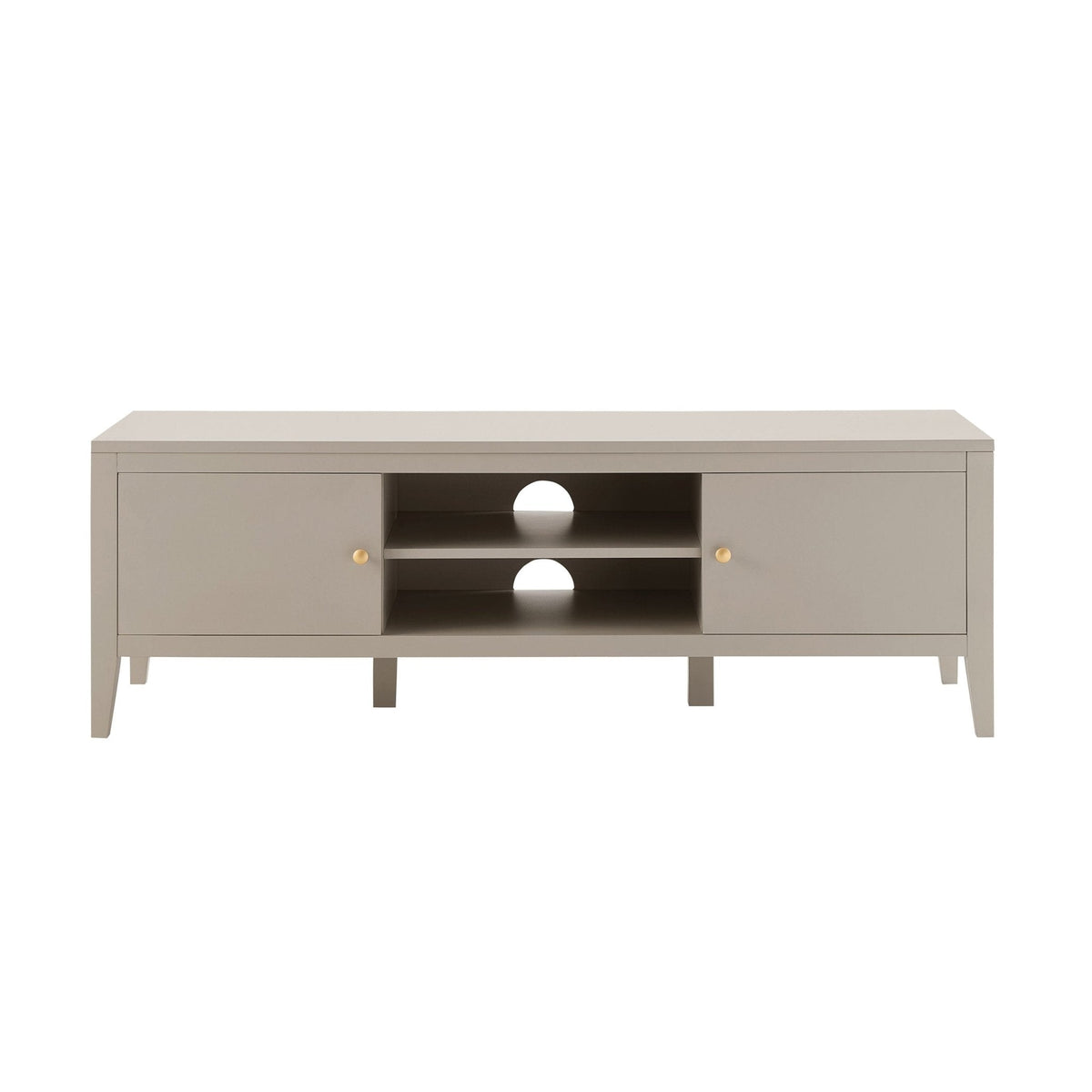 Poppy Tv Unit for TVs up to 55" - Taupe - DUSK