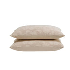 Portia Jacquard Waffle Duvet Cover & Pillowcase Set - Stone - DUSK