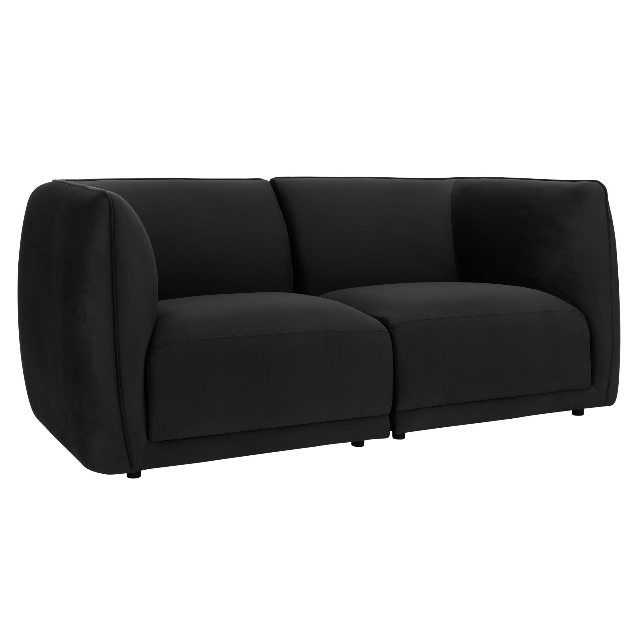Porto 2 Seater Modular Sofa - Velvet Ink - DUSK