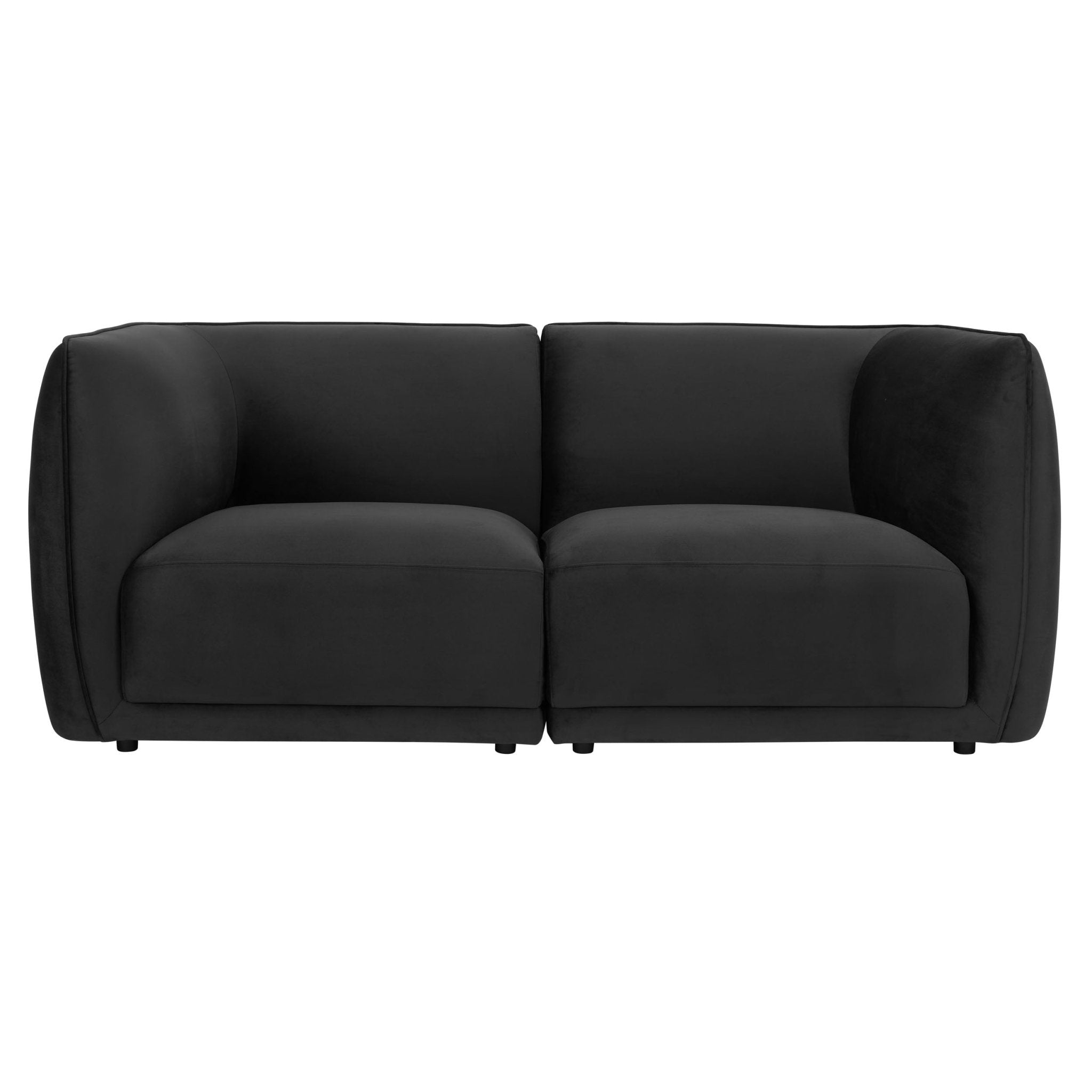 Porto 2 Seater Modular Sofa - Velvet Ink - DUSK