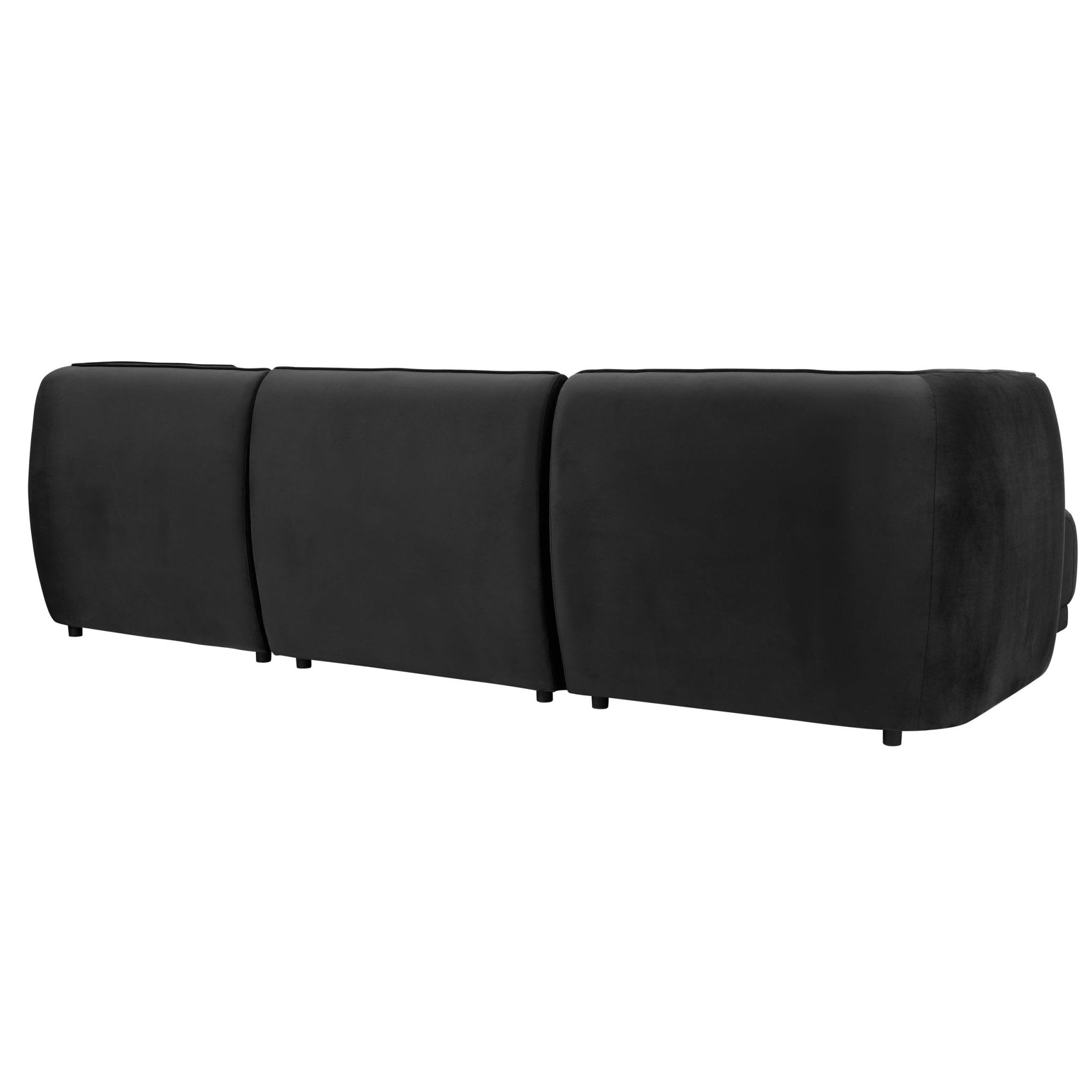 Porto Left Hand Modular Chaise - Velvet Ink - DUSK