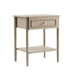 Posy 1 Drawer Nightstand - Taupe - DUSK