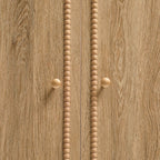 Posy 2 Door Wardrobe with Drawer - Light Wood - DUSK