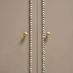 Posy 2 Door Wardrobe with Drawer - Taupe - DUSK