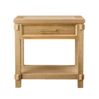Prim 1 Drawer Wide Nightstand - Light Wood - DUSK