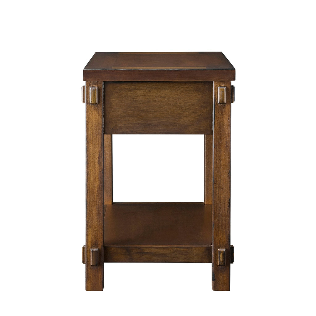 Prim 1 Drawer Wide Nightstand - Walnut - DUSK