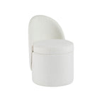 Primrose Dressing Table Storage Stool - Boucle Ivory - DUSK
