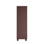 Rachel Arch Front 2 Door Wardrobe with Drawer - Mocha - DUSK