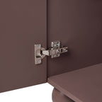 Rachel Arch Front 2 Door Wardrobe with Drawer - Mocha - DUSK