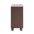 Rachel Arch Front 3 Drawer Chest - Mocha - DUSK