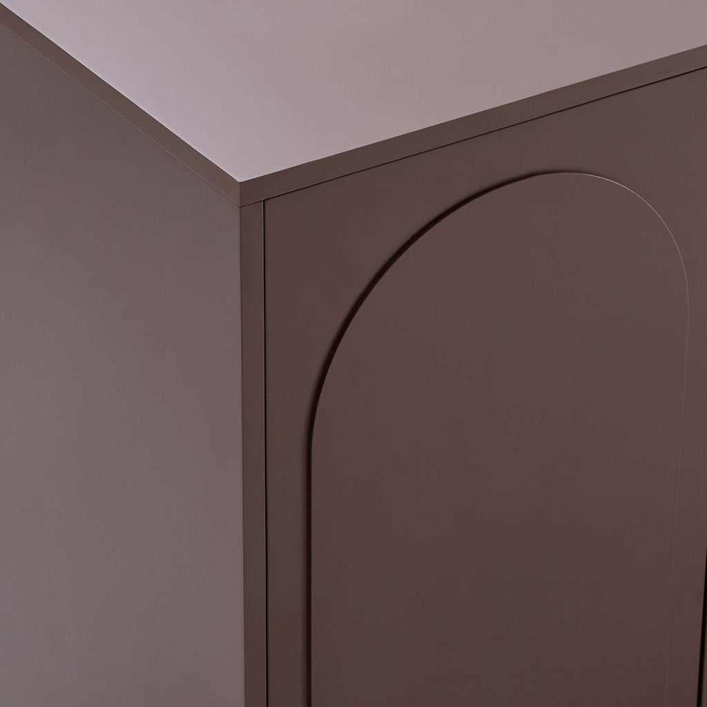 Rachel Arch Front 4 Door Sideboard - Mocha - DUSK
