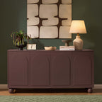 Rachel Arch Front 4 Door Sideboard - Mocha - DUSK
