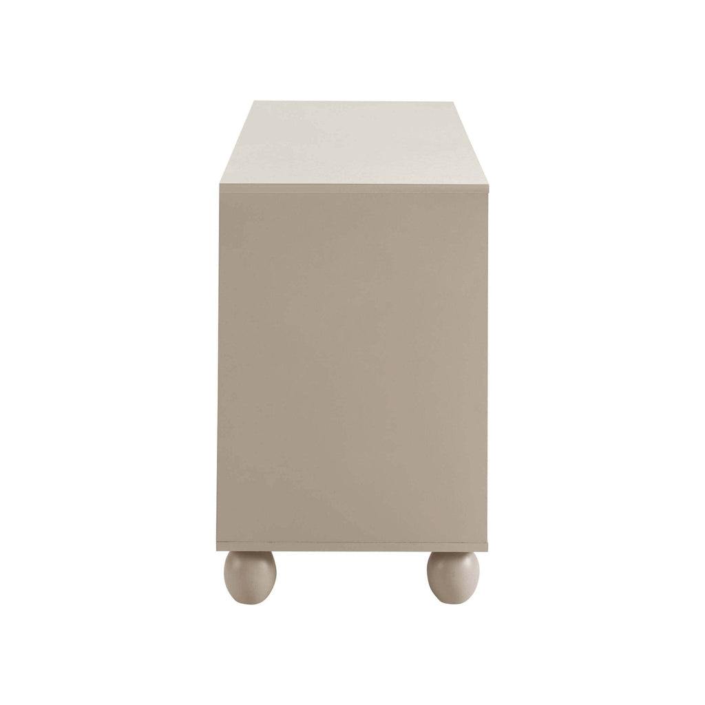Rachel Arch Front 4 Door Sideboard - Taupe - DUSK