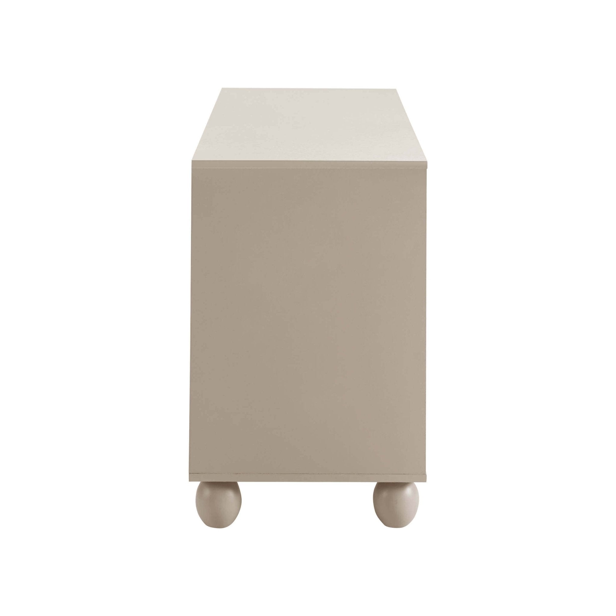 Rachel Arch Front 4 Door Sideboard - Taupe - DUSK