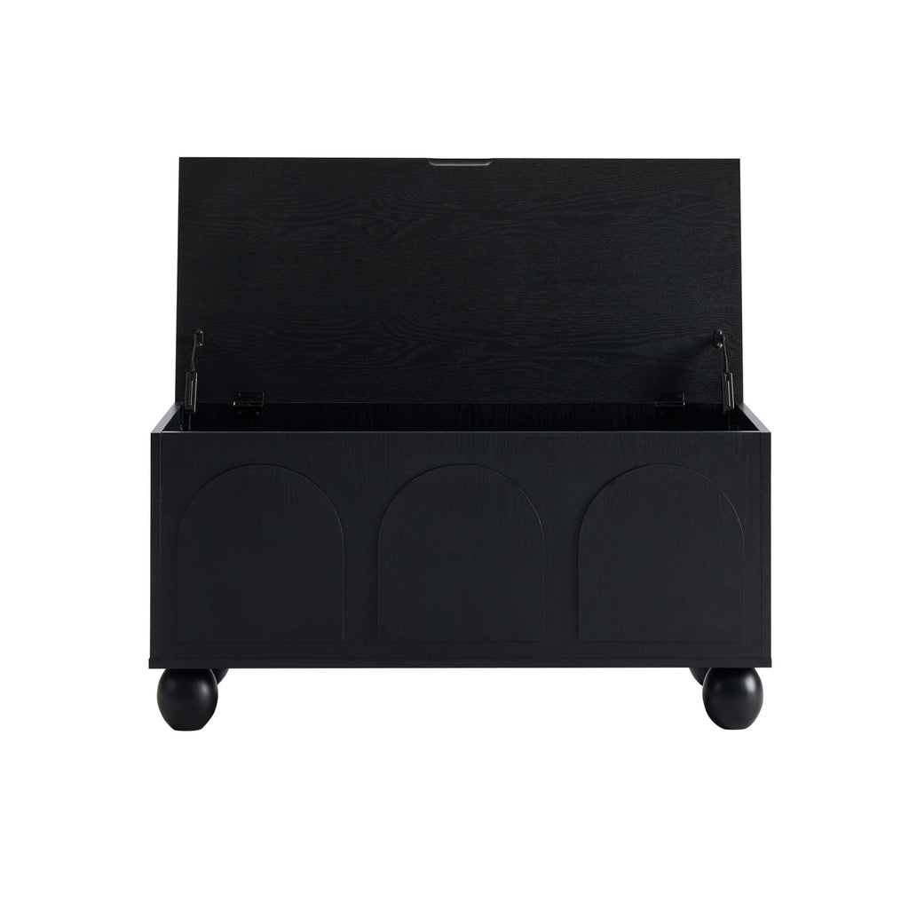 Rachel Arch Front Seated Storage - Black - DUSK