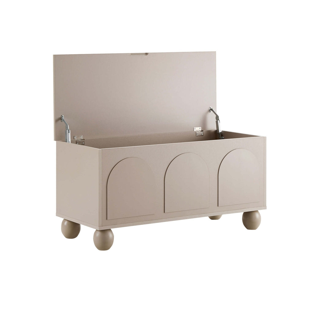 Rachel Arch Front Seated Storage - Taupe - DUSK