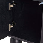 Rachel Arch Front Tv Unit for TVs up to 75" - Black - DUSK