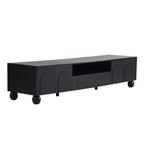 Rachel Arch Front Tv Unit for TVs up to 75" - Black - DUSK