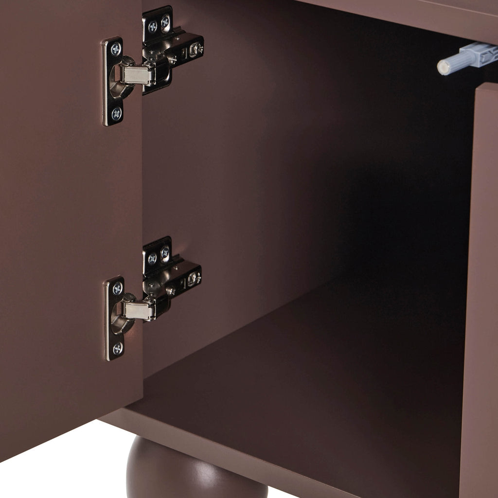 Rachel Arch Front Tv Unit for TVs up to 75" - Mocha - DUSK