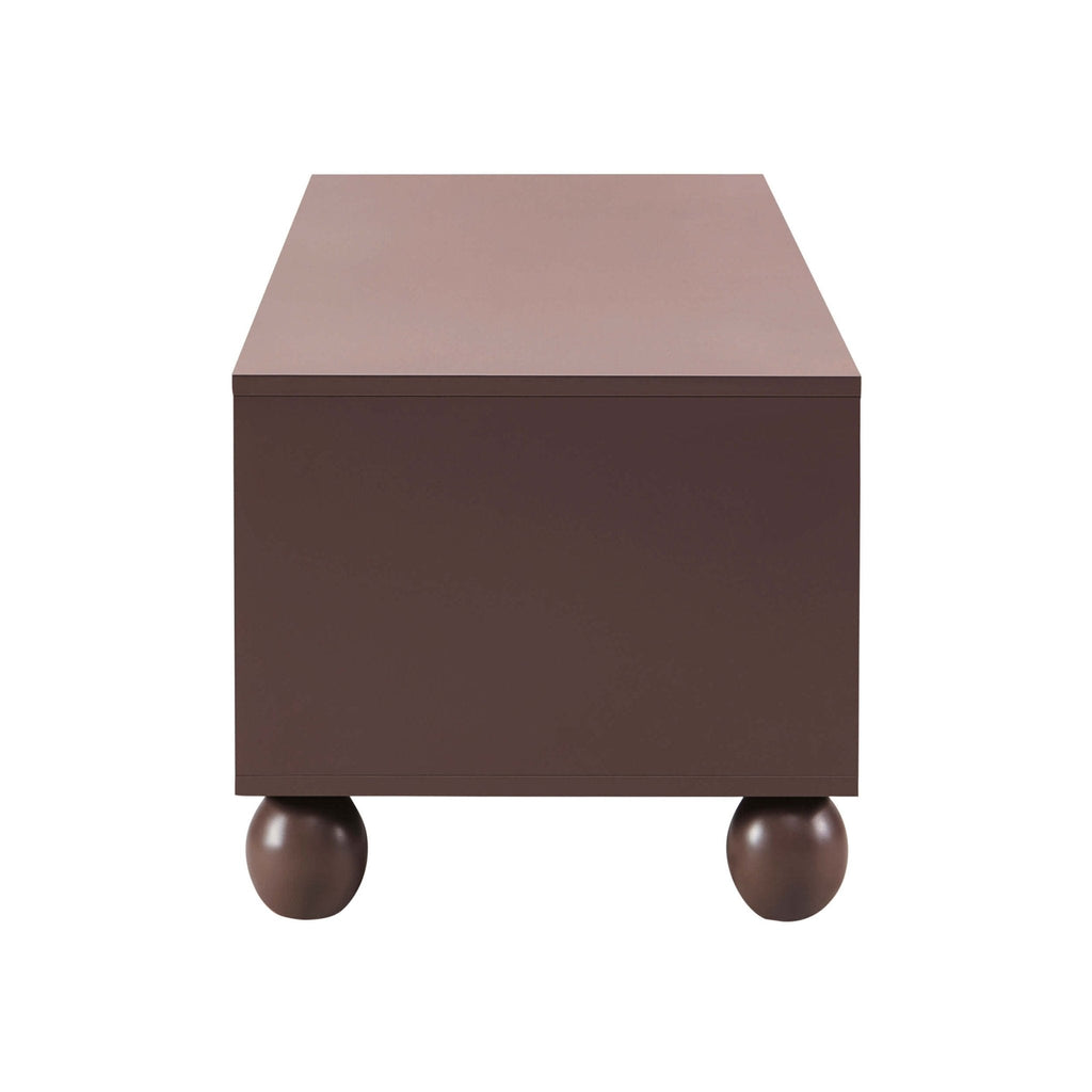 Rachel Arch Front Tv Unit for TVs up to 75" - Mocha - DUSK